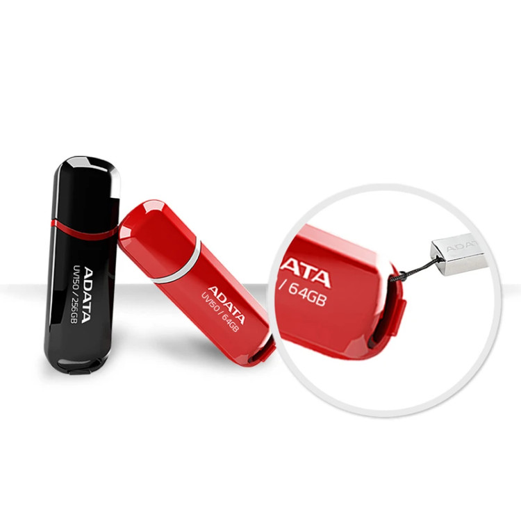 Adata UV150 USB 3.2 Flash Memory-64GB قرمز