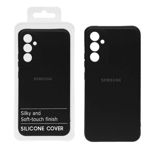 قاب نیو سیلیکون محافظ لنزدار Samsung A34 -RFF - مشکی (پک دار)