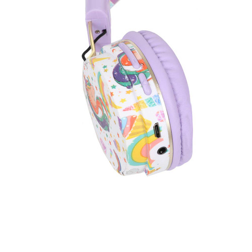 هدفون فانتزی بی سیم مدل AH-906H - بنفش - MMS