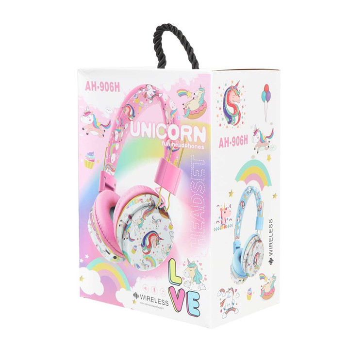 هدفون فانتزی بی سیم مدل AH-906H - بنفش - MMS