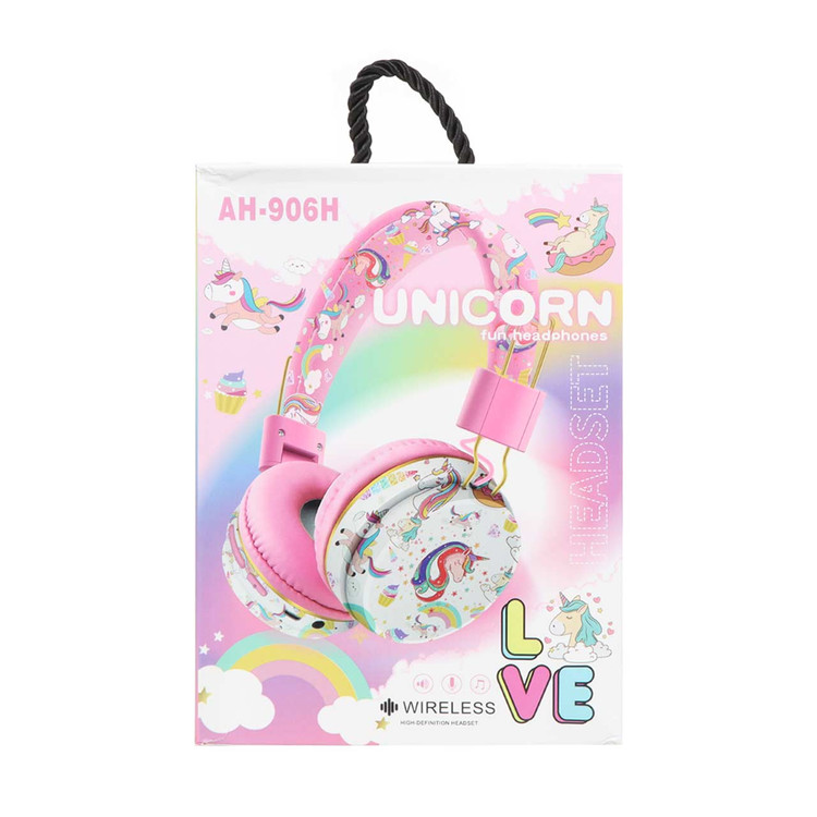 هدفون فانتزی بی سیم مدل AH-906H - بنفش - MMS