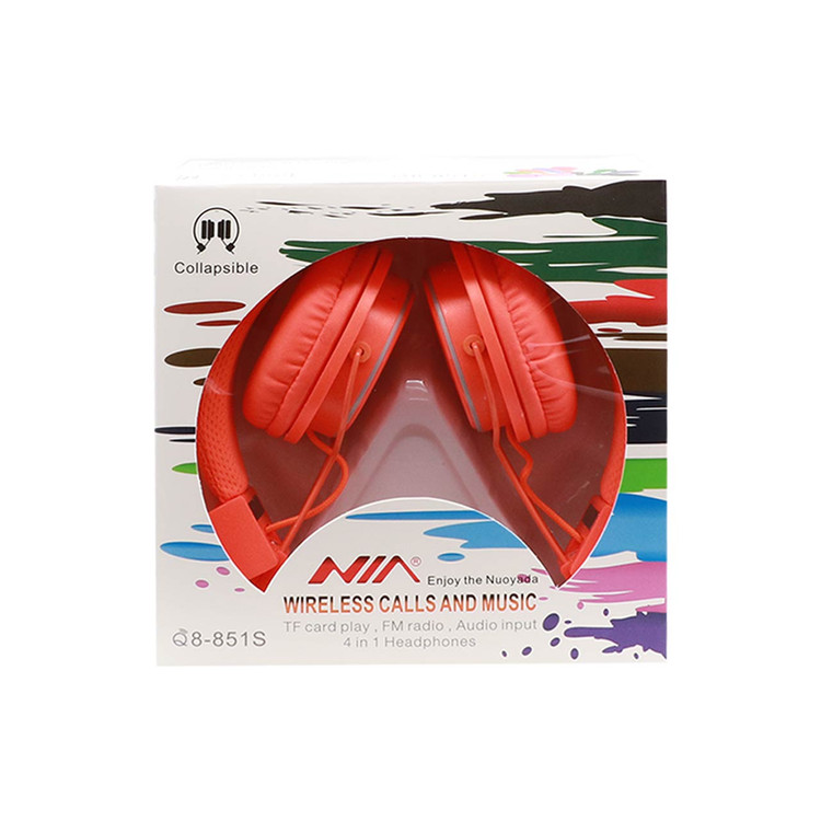 هدست بی سیم NIA مدل Q8-851S نارنجی