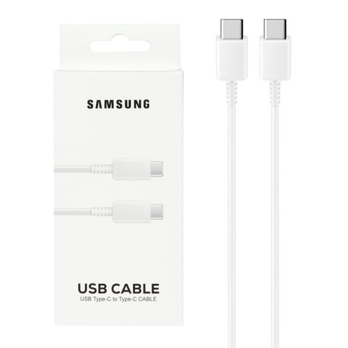 کابل شارژ SAMSUNG Type-C to Type-C مدل S23 PD - سفید
