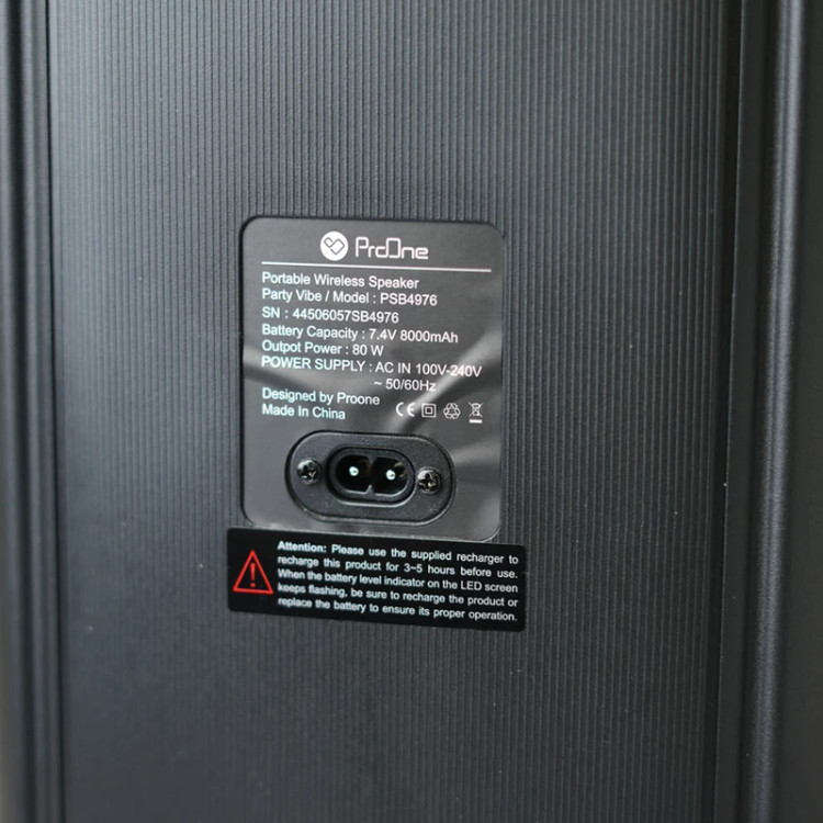 80 وات ProOne مدل Party Vibe PSB4976