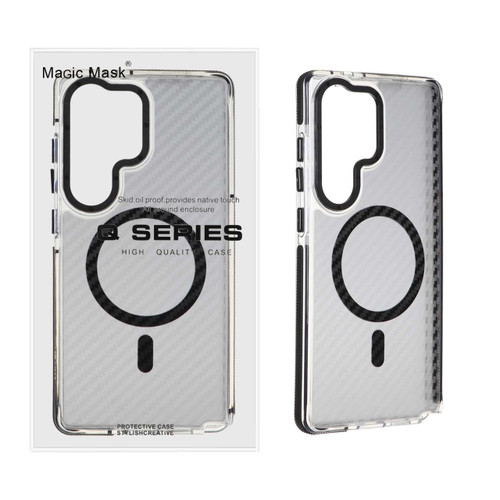 قاب اورجینال Q Series پشت کربن MagSafe مدل Samsung Galaxy S25 Ultra