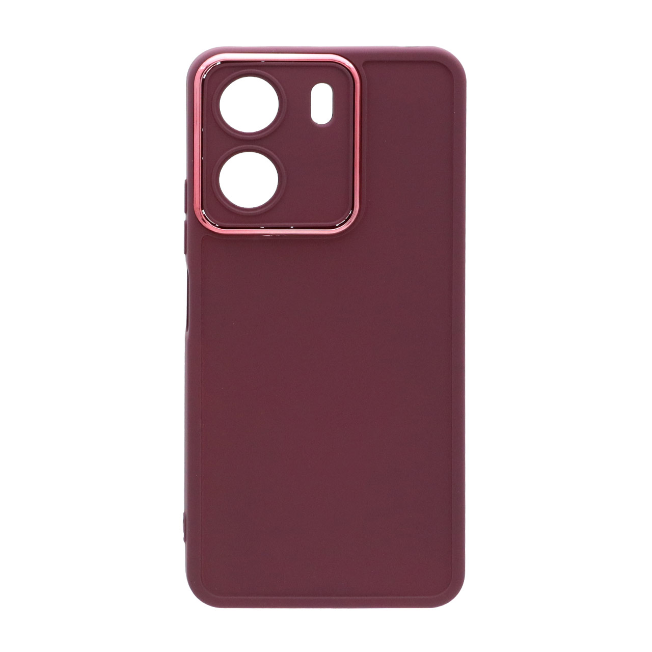 قاب دور لنز متال Xiaomi Redmi 13C / Poco C65 - زرشکی