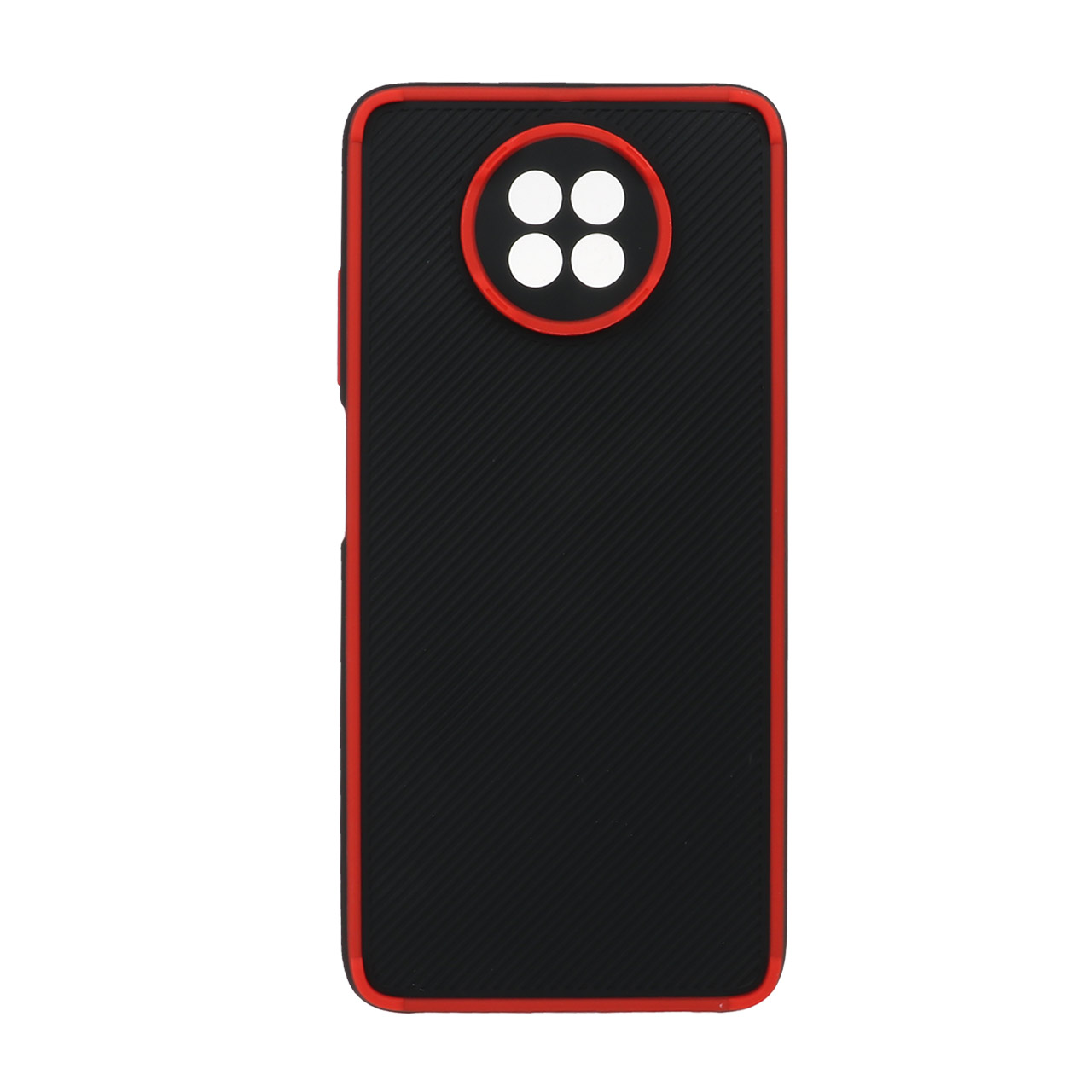 قاب کربنی محافظ لنزدار Xiaomi Redmi Note 9T / Note 9 5G - قرمز