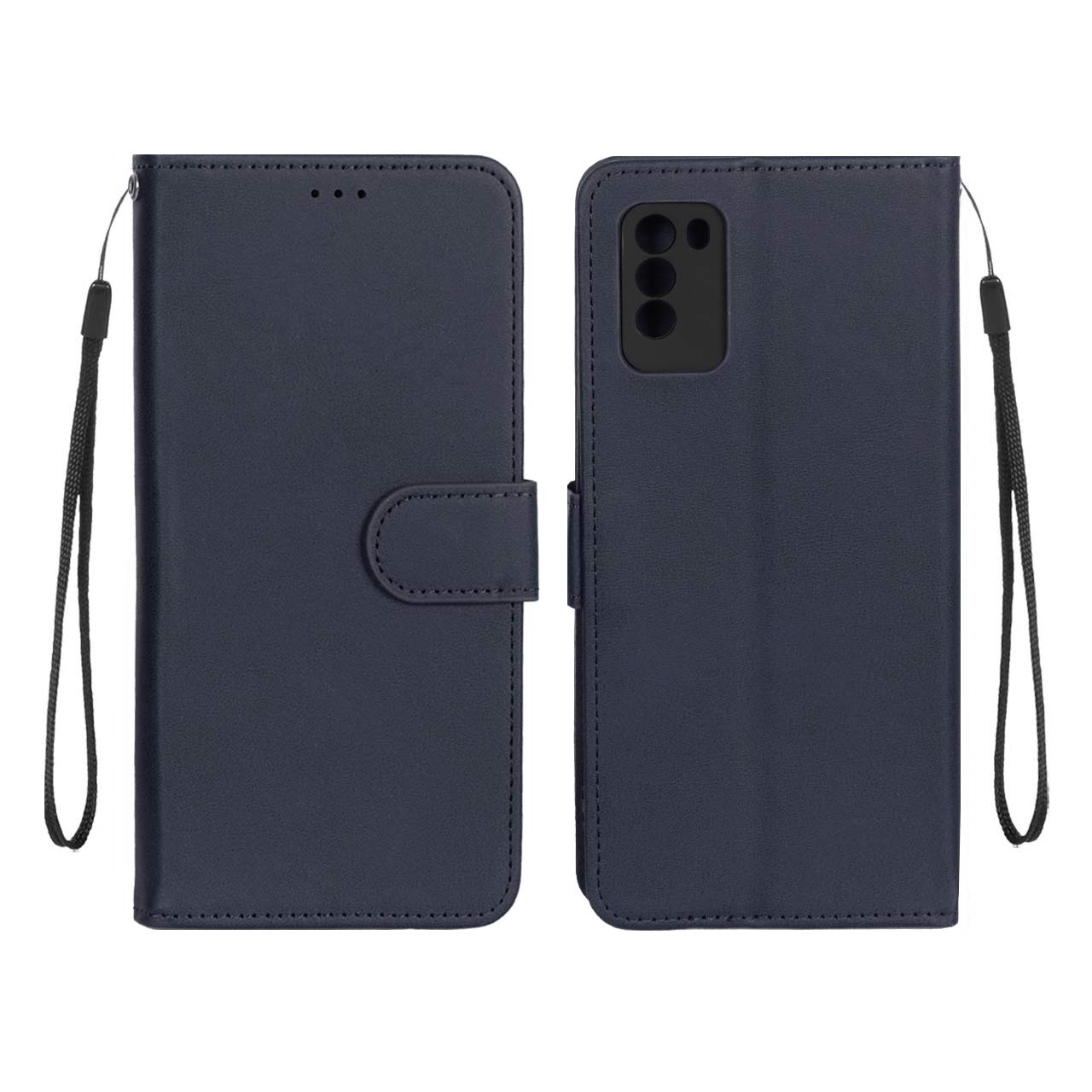 کیف موبایل مگنتی Xiaomi Poco M3 - سرمه ای
