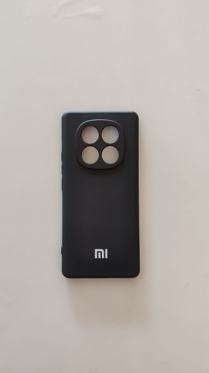 قاب طرح سیلیکون لنز برجسته Xiaomi Redmi Note 15 - مشکی