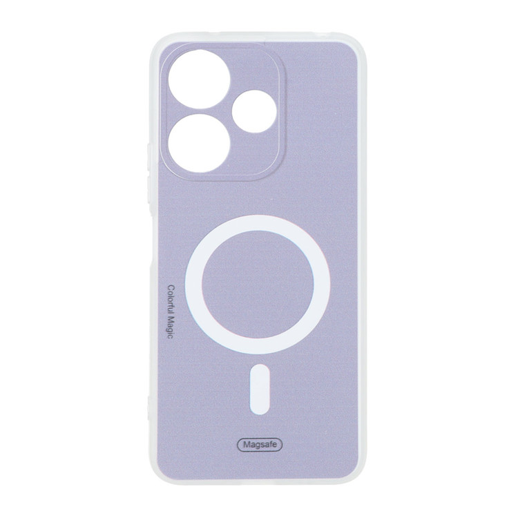 قاب Colorful Magic طرح مگ سیف محافظ لنزدار Xiaomi Redmi 13X / Redmi 13 4G / Poco M6 4G - بنفش