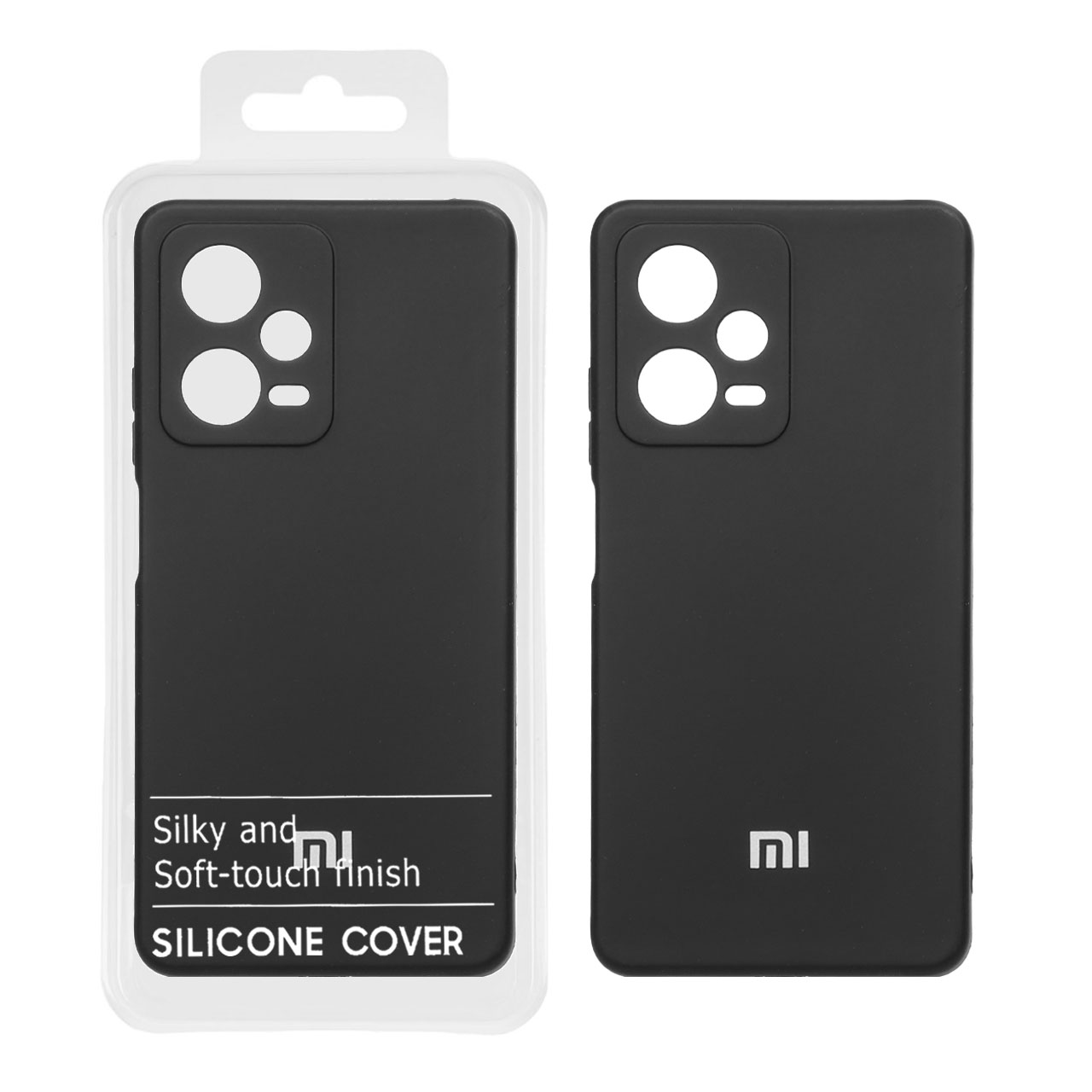 قاب نیو سیلیکون محافظ لنزدار RFF مدل Xiaomi Redmi Note 12 Pro - 5G - مشکی